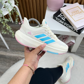 Adidas bounce azul celeste hombre y mujer