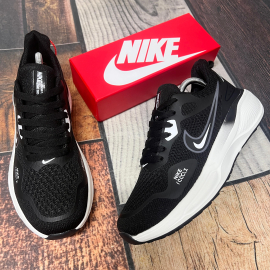 NIKE T RUNNINGZOOM MX NEGRO Y BLANCO CABALLERO 